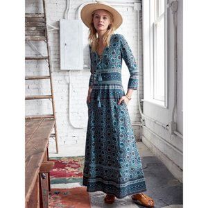 Sezane Greenwhich Dress  - Tailored Size 38 - Maxi with Long 3/4 Sleeves